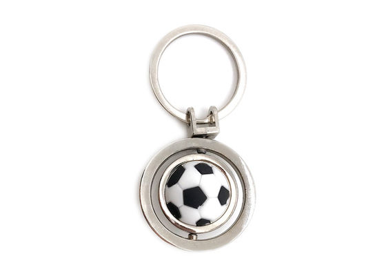 46mm Futbol Metal Anahtarlık Tutucu Sevimli Futbol Anahtarlık Hatıra Reklam Hediye