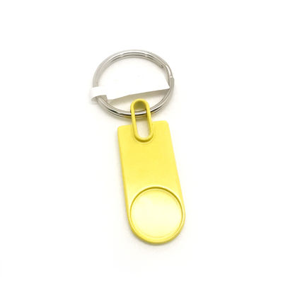 Çinko Alaşımlı Metal Anahtar Çubuğu Sahibi Sarı Renk 19x79x6mm