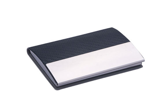Metal PU Slim Minimalist Dikdörtgen Vizite Kartı Sahibi