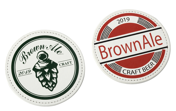 Absorbent İçki Alt Çubukları Renkli Masa Ayarları İçin Çok Renkli Korka / PU Malzemesinde