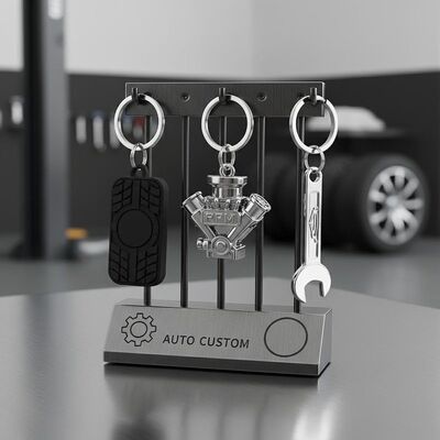 Keychain Holder Custom Car Keychains Customized Logo for Auto Repair Shops Vehicle Customization and Marketing Campaigns