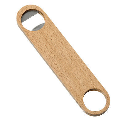 Kayın Ahşap Metal Şişe Açacağı Süblimasyon - Hediye Vermek İçin Mükemmel 4cm