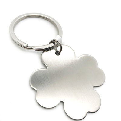 Siliver Dört Yapraklı Clover Metal Anahtar Çubuğu Sahibi Yıllar İçinde Ödeme Süresi TT OEM/ODM Mümkün