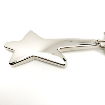 Logo kişiselleştirme ile dayanıklı ve çok yönlü Custom Star anahtarlıkları