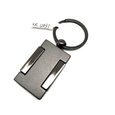 MOQ 500 Özel Logo ile Siyah Silah rengi Metal Anahtarlı Sahibi