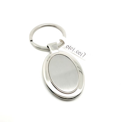 Gümüş anahtarlık ve uzun ömürlü zinc alaşımı metal anahtarlık tutucu