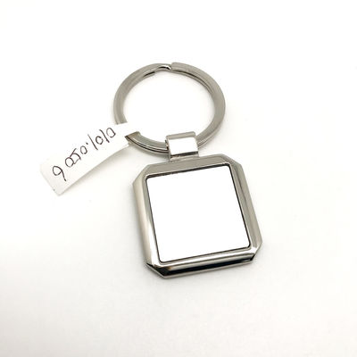 OEM / ODM Var İş İhtiyaçları İçin Özel Logo ile Gümüş Metal Anahtar Zinciri Sahibi