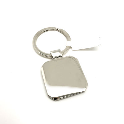 OEM / ODM Var İş İhtiyaçları İçin Özel Logo ile Gümüş Metal Anahtar Zinciri Sahibi