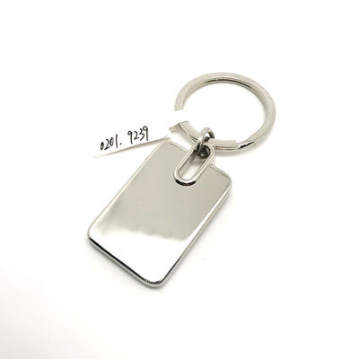 25x75x5mm Metal Anahtar Zinciri Sahibi Yüksek dayanıklılık