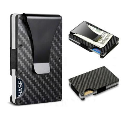 Alüminyum PU Kredi Kartı Sahibi Cüzdan 8-10 Kart için RFID Bloklama Organizatörü