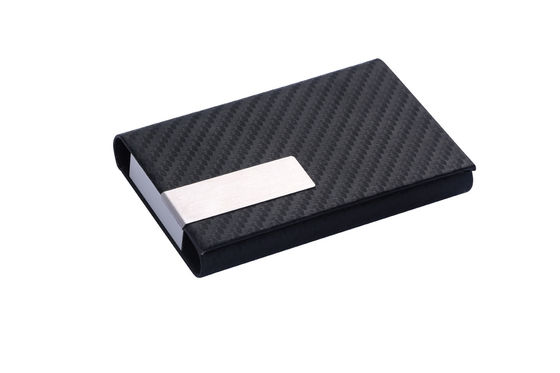 Slim Metal İsim Kartı Sahibi Polybag Paketinde Dikdörtgen Tasarımlı 50'ye Kadar Vizite Kartı Saklayabilir