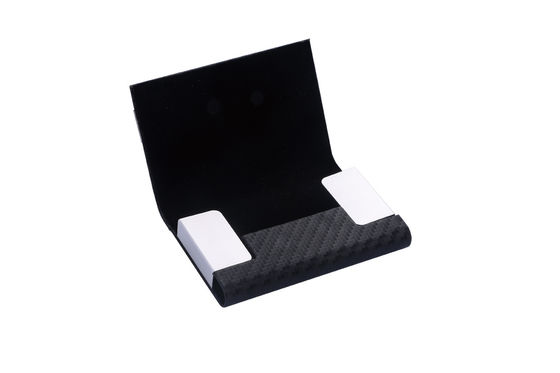 Slim Metal İsim Kartı Sahibi Polybag Paketinde Dikdörtgen Tasarımlı 50'ye Kadar Vizite Kartı Saklayabilir