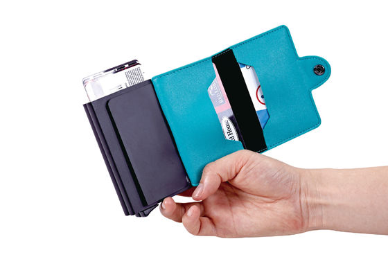 RFID Mıknatıs Kapama Kredi Kartı Sahibi Cüzdan Reklam ve Hatıra Hediye için Dikdörtgen Şekil