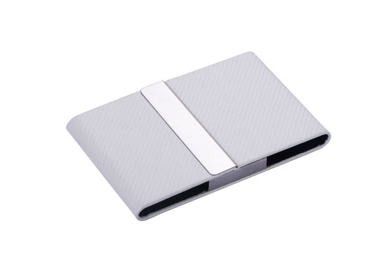 Elegant Metal PU Kimlik Kartı Sahibi Ticaret Fuarları ve Etkinlikler için Dikdörtgen Tasarım