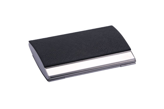 Profesyonel kartvizitler için Slim Metal Snap Kapatma Vizit Kartı Sahibi