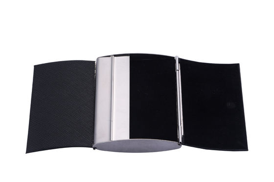 Profesyonel kartvizitler için Slim Metal Snap Kapatma Vizit Kartı Sahibi