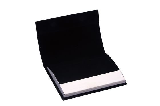 Metal PU Slim Minimalist Dikdörtgen Vizite Kartı Sahibi