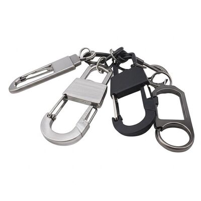 Durable Metal Keychain Holder OEM ODM Offering Custom Design Flexibility and Large Quantity Availability