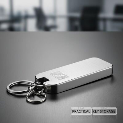 Çinko Alaşımlı Metal Anahtar Zinc Alloy Metal Anahtar Saklayıcısı Dayanıklı Yapım OEM ODM Özel Markalama ve Pratik Anahtar Depolama için Uygun