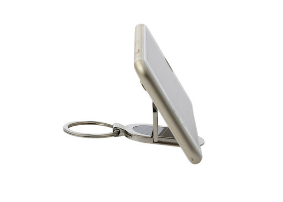 Kişiselleştirilmiş Elips Metal Anahtarlık Tutucu Çinko Alaşımlı Telefon Tutucu Anahtarlık