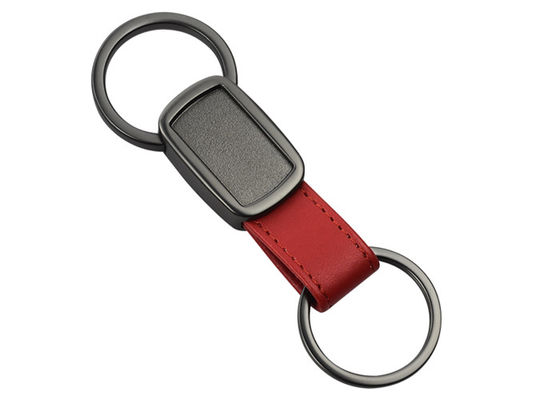 Epoksi Kubbeli Kişiye Özel Deri Anahtarlıklar 10mm Debossed Bant Metal Anahtarlık