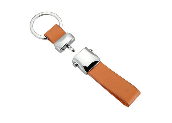 Çıkarılabilir Renkli Mini Anahtarlık 9mm Kişiselleştirilmiş Deri Anahtarlık