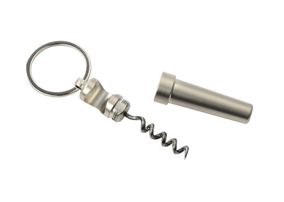 Çok İşlevli Anahtarlık Metal Şişe Açacağı Anahtarlık Gümüş 17mm