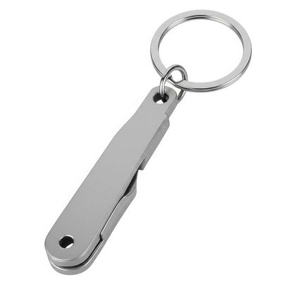 İyi fiyat Zinc Alloy Metal Keychain Holder Durable and Customizable for OEM/ODM çevrimiçi