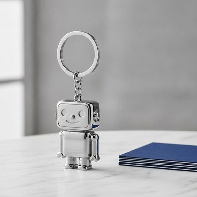 İyi fiyat Yüksek Dayanıklılık Tatlı Metal Anahtar Halkası Gümüş 5 Cm X 3 Cm Dayanıklı Şık Tasarım İş hediyeleri ve pazarlama için idealdir çevrimiçi