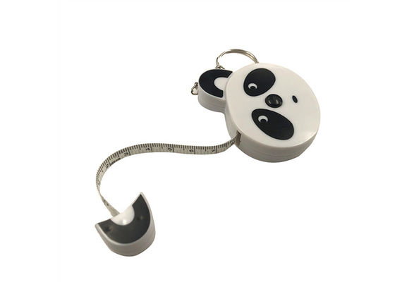 İyi fiyat Sevimli Panda Geri Çekilebilir Mezura Plastik Terzi 13mm Kalınlık Dijital Baskı çevrimiçi